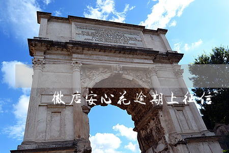微店安心花逾期上征信嗎(放心花逾期上征信嗎)