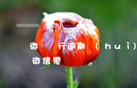 微眾銀行逾期會(huì)凍結(jié)微信零錢嗎