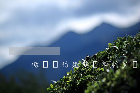 微眾銀行逾期會和村里聯(lián)系嗎