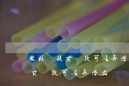 微粒貸提前還款可以再借出來嗎-微粒貸提前還款可以再借出來嗎安全嗎