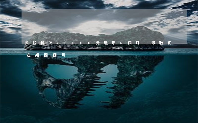 微粒貸欠40000元逾期4個月-微粒貸逾期四個月