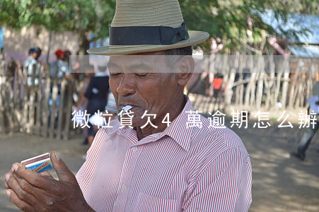 微粒貸欠4萬逾期怎么辦
