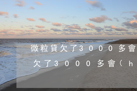 微粒貸欠了3000多會(huì)(微粒貸欠了3000多會(huì))