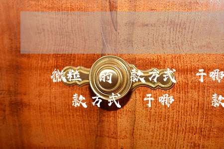 微粒貸的還款方式屬于哪種還款-微粒貸的還款方式屬于哪種還款方式