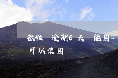 微粒貸逾期6天還能用-微粒貸逾期以后還可以使用嗎