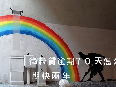 微粒貸逾期70天怎么辦(微粒貸2000逾期快兩年)