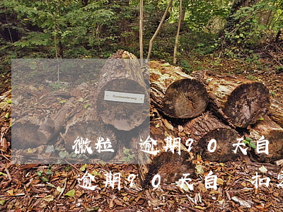 微粒貸逾期90天自動扣零錢幾十-微粒貸逾期90天自動扣零錢幾十塊