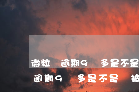 微粒貸逾期9萬多是不是會被起訴-微粒貸逾期9萬多是不是會被起訴了