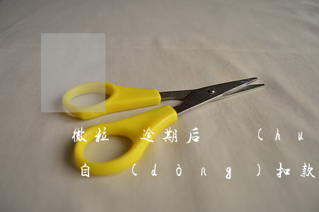 微粒貸逾期后還會(huì)繼續(xù)自動(dòng)扣款嗎-微粒貸逾期后還會(huì)繼續(xù)自動(dòng)扣款嗎怎么辦