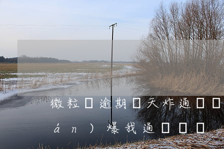 微粒貸逾期幾天炸通訊錄(微粒貸有權(quán)爆我通訊錄嗎)