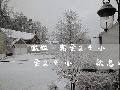 微粒貸需要24小時還款怎么辦-微粒貸需要24小時還款怎么辦呢