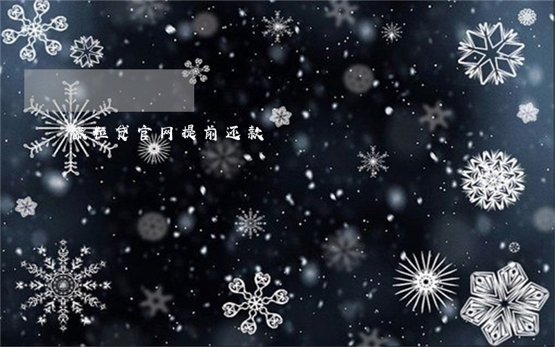 微粒贷官网提前还款
