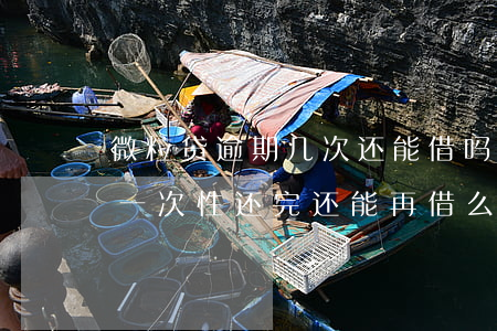 微粒贷逾期几次还能借吗(微粒贷有逾期,后来一次性还完,还能再借么)