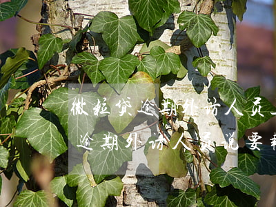 微粒贷逾期外访人员上门是真是假-微粒贷逾期外访人员说要报案处理
