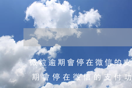 微粒逾期會停在微信的支付功能嗎-微粒逾期會停在微信的支付功能嗎安全嗎