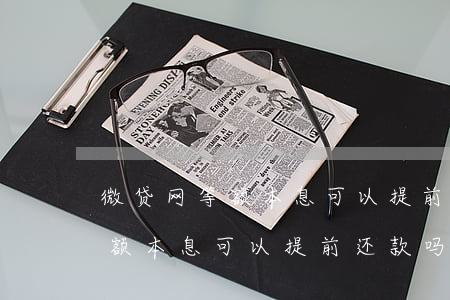微贷网等额本息可以提前还款吗-微贷网等额本息可以提前还款吗安全吗
