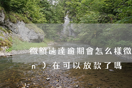 微額速達逾期會怎么樣 微額速達現(xiàn)在可以放款了嗎