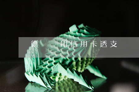 德國濫用信用卡透支