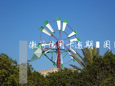 徽行信用卡逾期貧困證明怎么減免