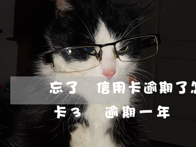 忘了還信用卡逾期了怎么辦光大(欠光大信用卡3萬逾期一年沒還怎么辦)