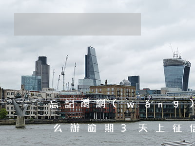 忘記還網(wǎng)貸逾期3天上征信怎么辦(逾期3天上征信了,還款后多久消失)
