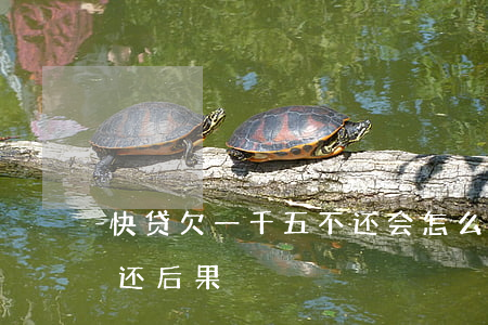 快贷欠一千五不还会怎么样(快贷3000不还后果)