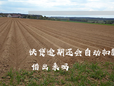 快贷逾期还会自动扣款吗(快贷逾期一天还能借出来吗)