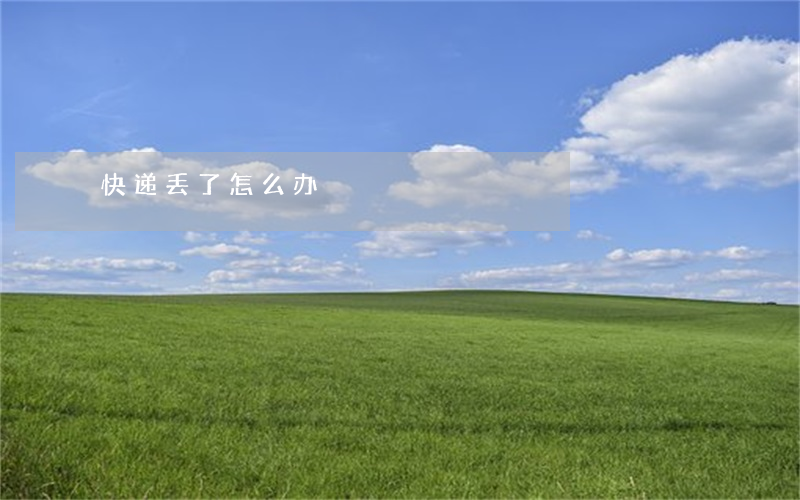 快递丢了怎么办