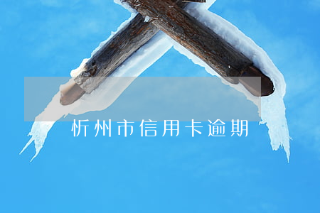 忻州市信用卡逾期