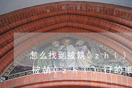 怎么找到被執(zhí)行人車輛(怎么找到被執(zhí)行的車輛)