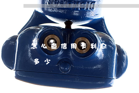 怎么查信用卡利息總額(如何查信用卡利息是多少)