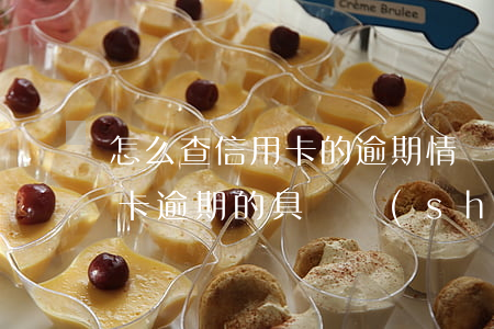 怎么查信用卡的逾期情況說明書(怎么查信用卡逾期的具體時(shí)間)