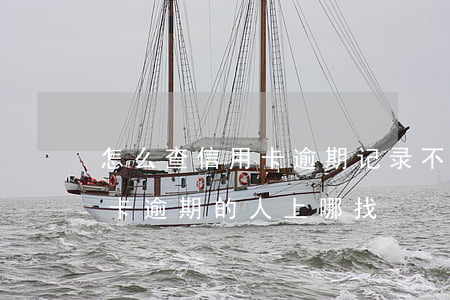 怎么查信用卡逾期记录不是本人能查吗（信用卡逾期的人上哪找）