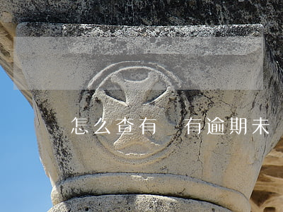 怎么查有沒有逾期未還款(怎么查詢自己的記錄)