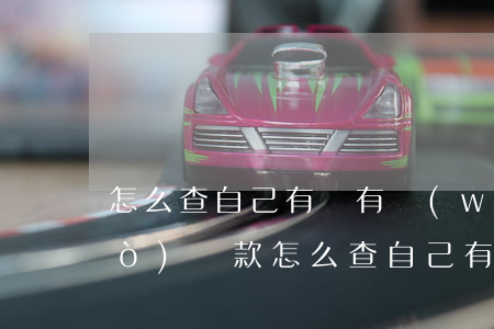 怎么查自己有沒有網(wǎng)絡(luò)貸款(怎么查自己有沒有網(wǎng)絡(luò)貸款之類的)