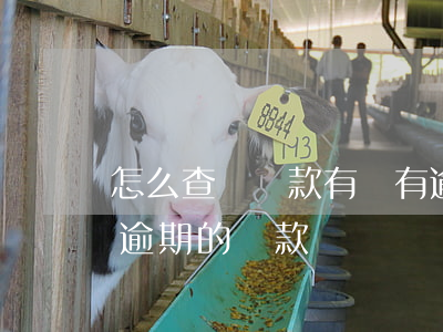 怎么查詢還款有沒有逾期(怎樣查詢到我還有逾期的貸款沒還)