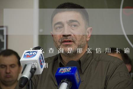 怎么查询是那张信用卡逾期(怎么查询信用卡逾期)