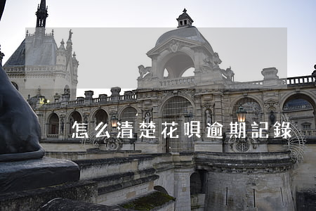 怎么清楚花唄逾期記錄