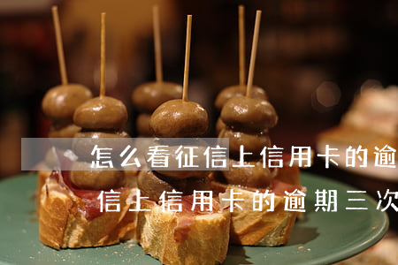 怎么看征信上信用卡的逾期三次-怎么看征信上信用卡的逾期三次記錄