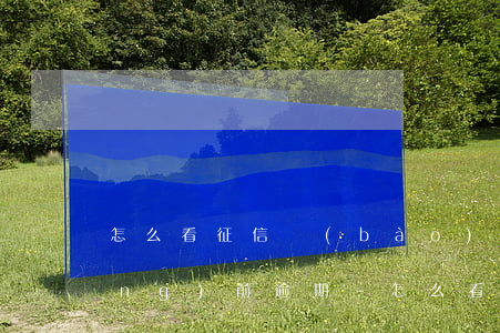 怎么看征信報(bào)告有沒有當(dāng)前逾期-怎么看征信報(bào)告有沒有當(dāng)前逾期記錄