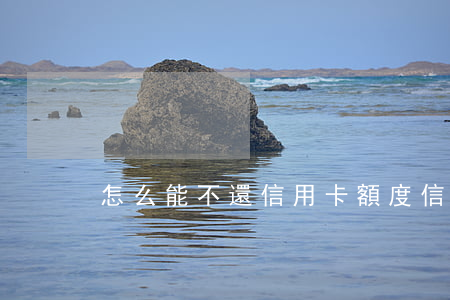 怎么能不還信用卡額度(信用卡額度需要還嗎)