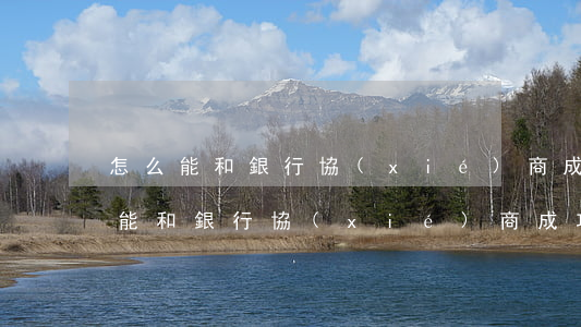 怎么能和銀行協(xié)商成功呢-怎么能和銀行協(xié)商成功呢