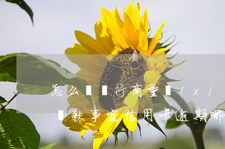 怎么與銀行商量協(xié)商信用卡逾期還款事宜（信用卡逾期哪個銀行容易協(xié)商）