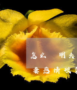 怎么證明夫妻感情破裂(起訴離婚怎么證明夫妻感情破裂)
