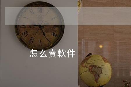怎么賣軟件
