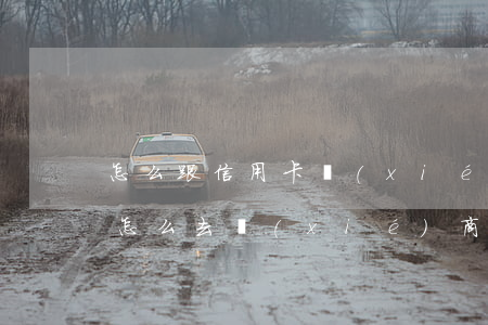 怎么跟信用卡協(xié)商（個(gè)人怎么去協(xié)商信用卡）