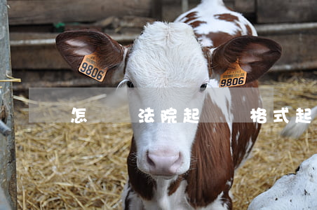 怎樣寫法院起訴書格式(起訴書的格式怎樣寫) 怎樣寫法院起訴書格式(起訴書的格式怎樣寫)