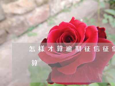 怎樣才算逾期征信 征信逾期怎么計(jì)算