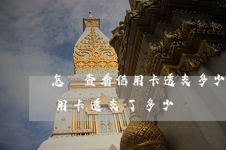 怎樣查看信用卡透支多少(如何查詢家人的信用卡透支了多少)