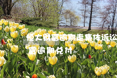 恒大财富逾期走集体诉讼有意义吗-恒大财富逾期兑付